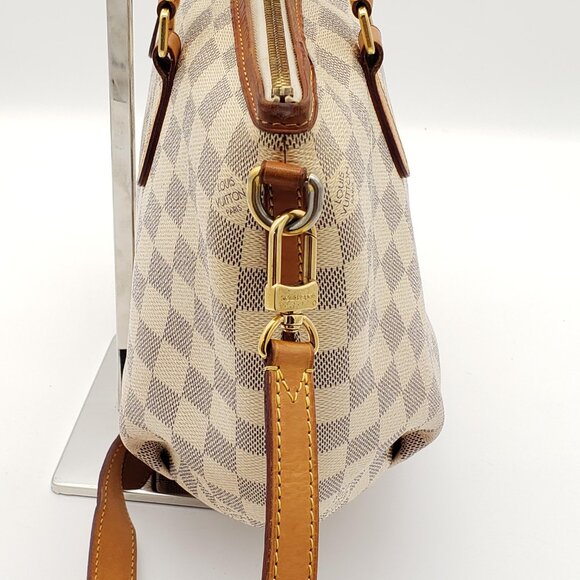 Louis Vuitton Riviera PM Beige Damier Azur Shoulder Bag 588-102425 - Picture 6 of 16